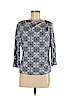 St. John White 3/4 Sleeve Top Size M - photo 1