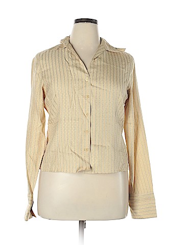 Jones New York Long Sleeve Silk Top (view 1)