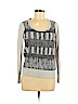 Simply Vera Vera Wang Gray Long Sleeve Top Size M (petite) - photo 1