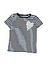 Crewcuts Hearts Stripes Blue Short Sleeve T-Shirt Size 6 - 7 - photo 1