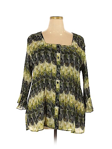 Ashley Stewart Long Sleeve Blouse (view 1)