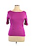 Lauren by Ralph Lauren 100% Cotton Purple Short Sleeve T-Shirt Size XL - photo 1