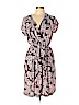 Banana Republic Factory Store Pink Casual Dress Size L (petite) - photo 1