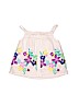 Gymboree 100% Cotton Floral White Sleeveless Blouse Size 4T - photo 2