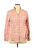 Wrangler Jeans Co 100% Cotton Pink Long Sleeve Button-Down Shirt Size XL - photo 1