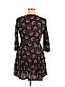 H&M 100% Viscose Burgundy Casual Dress Size 14 - photo 2