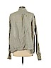 Free People 100% Linen Tan Long Sleeve Blouse Size L - photo 2