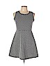 Ginger G. Black Casual Dress Size L - photo 1
