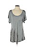 Joie 100% Rayon Gray Short Sleeve Top Size S - photo 1
