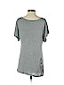 Joie 100% Rayon Gray Short Sleeve Top Size S - photo 2