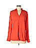 Express 100% Polyester Red Long Sleeve Blouse Size M - photo 1