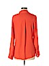 Express 100% Polyester Red Long Sleeve Blouse Size M - photo 2
