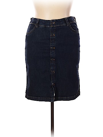 Bass Denim Skirt (view 1)