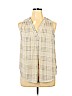 41Hawthorn 100% Polyester Ivory Sleeveless Blouse Size XL - photo 1