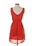 H&M 100% Polyester Red Casual Dress Size 2 - photo 2