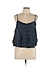 Hollister 100% Viscose Blue Sleeveless Top Size L - photo 1