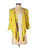 Elevenses 100% Rayon Yellow Cardigan Size XS (petite) - photo 1
