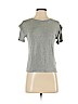 Topshop 100% Viscose Gray Short Sleeve Top Size 4 - photo 1