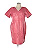 Jessica London 100% Leather Pink Cocktail Dress Size 16 - photo 1