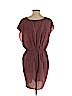 Vasia 100% Polyester Brown Casual Dress Size S - photo 2
