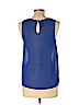 Iz Byer Blue Sleeveless Blouse Size L - photo 2