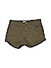 H&M Green Denim Shorts Size 10 - photo 1