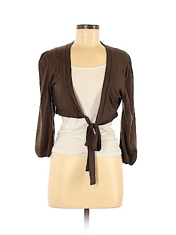 BCBGMAXAZRIA Silk Cardigan (view 1)