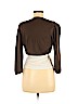 BCBGMAXAZRIA Brown Silk Cardigan Size M - photo 2