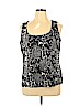 St. John Black Sleeveless Blouse Size XL - photo 1