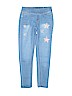 Justice Stars Blue Jeggings Size 8 - photo 1