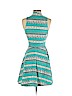 Topshop Blue Casual Dress Size 4 - photo 2