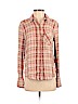 Free People 100% Rayon Pink Long Sleeve Button-Down Shirt Size S - photo 1