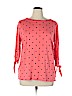 Old Navy 100% Cotton Pink Long Sleeve Top Size XL - photo 1