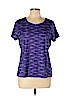 Made for Life 100% Polyester Purple Active T-Shirt Size L (petite) - photo 1