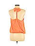 Charlotte Russe 100% Polyester Orange Sleeveless Blouse Size M - photo 2