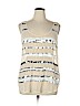 Old Navy 100% Polyester Tan Sleeveless Blouse Size XL - photo 1