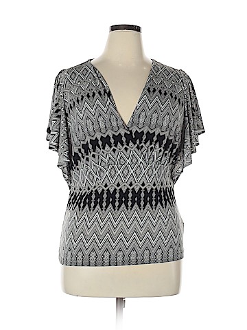 Jennifer Lopez Short Sleeve Blouse (view 1)