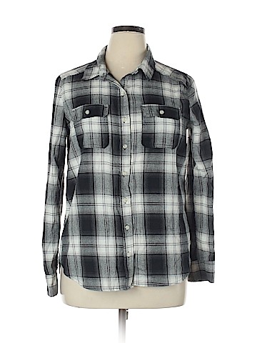 Mossimo Long Sleeve Button-Down Shirt (view 1)