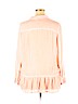 a.n.a. A New Approach 100% Rayon Pink Long Sleeve Blouse Size XL - photo 2