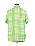 Just My Style Green Short Sleeve Button-Down Shirt Size 2X - photo 2