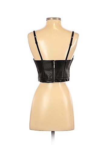 Charlotte Russe Faux Leather Top (view 2)