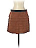 Joie 100% Leather Brown Leather Skirt Size S - photo 1