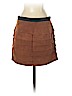 Joie 100% Leather Brown Leather Skirt Size S - photo 2