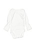 Carter's 100% Cotton White Long Sleeve Onesie Size Newborn - photo 1