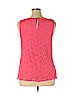Jennifer Lopez 100% Cotton Pink Sleeveless Blouse Size 1X - photo 2