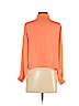 Collective Concepts 100% Polyester Orange Long Sleeve Blouse Size S (petite) - photo 2