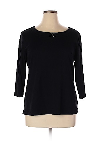 Karen Scott 3/4 Sleeve Top (view 1)