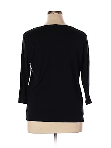 Karen Scott 3/4 Sleeve Top (view 2)