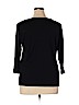 Karen Scott Black 3/4 Sleeve Top Size XL - photo 2