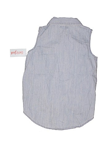 Cat & Jack Sleeveless Button-Down Shirt (view 2)